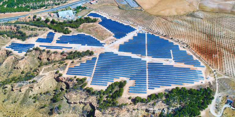 Parque fotovoltaico.