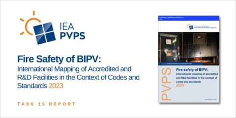 El programa IEA PVPS publica un informe sobre la seguridad contra incendios de los sistemas BIPV
