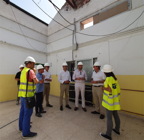 El IES Ginés Pérez Chirinos de Caravaca iniciará el curso con sus cubiertas renovadas y placas solares