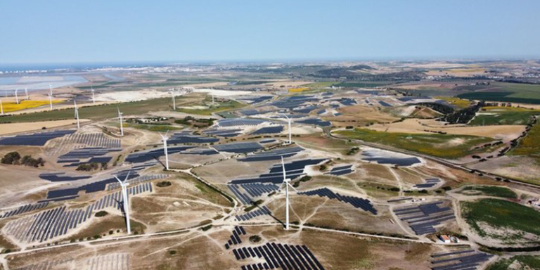 Megaparque fotovoltaico en Cádiz calculado por Xavier Álvarez