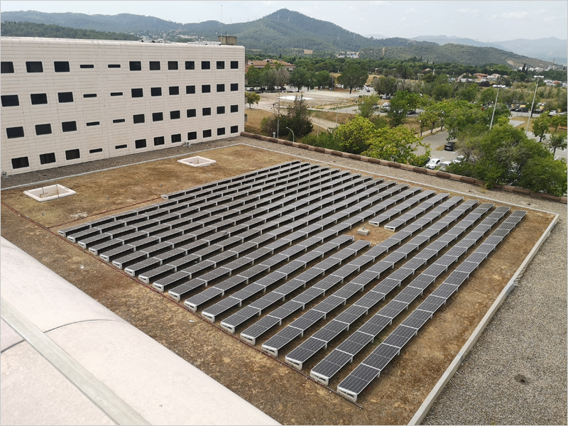instalación fotovoltaica del Hospital Universitario General de Cataluña 