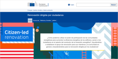 La iniciativa ‘Citizen-Led Renovation’ lanza un sitio web con información sobre comunidades energéticas