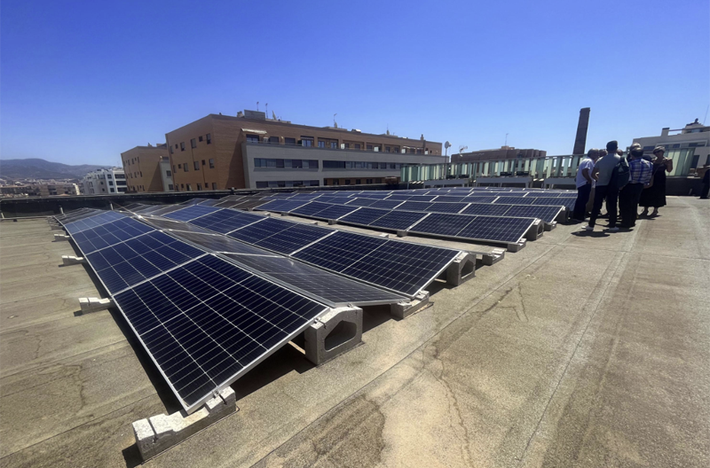cubierta fotovoltaica en Tabacalera