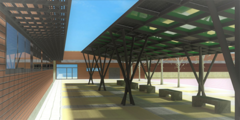 El CEIP Benimaclet de Valencia tendrá una pérgola fotovoltaica que generará la mitad de la energía