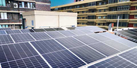 La instalación fotovoltaica de la tienda de HiperDino en Gran Canaria tiene una potencia de 148 kWp