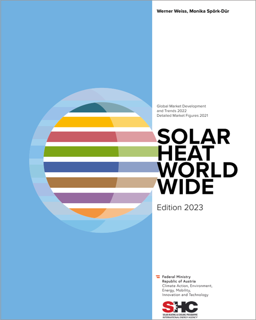 Según el informe Solar Heat Worldwide 2023 publicado por la IEA-SHC, se prevé en 2023 un crecimiento en todo el mundo de la energía solar térmica.