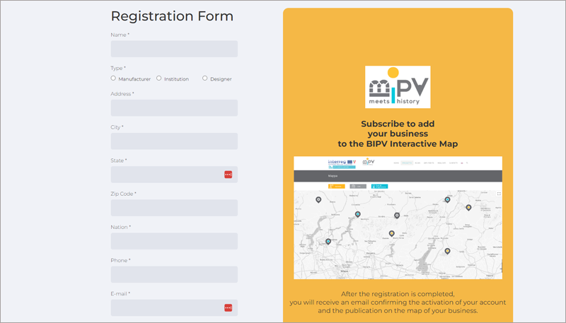 En la web del proyecto se pueden dar de alta actores interesados, como negocios y empresas que deseen información gracias a sus mapas interactivos.