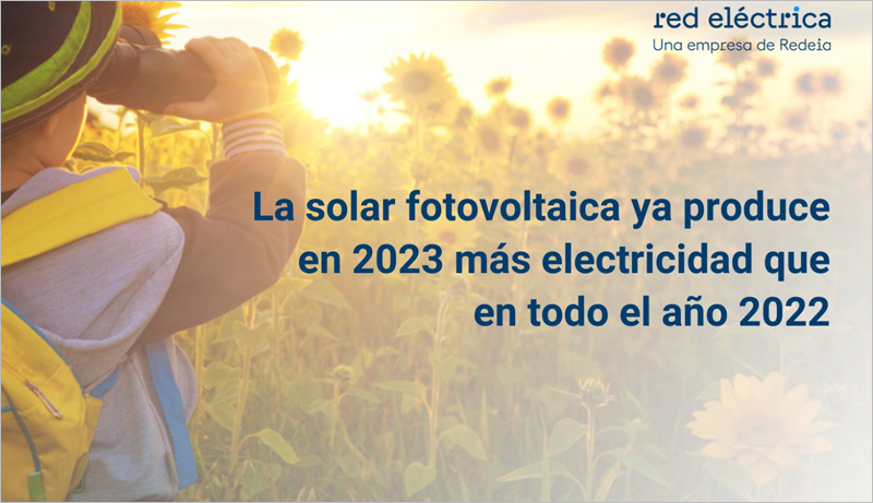 Según los datos disponibles a día de hoy, la energía solar fotovoltaica es, con el 15,1% del total, la cuarta fuente que más electricidad ha producido en España desde enero.