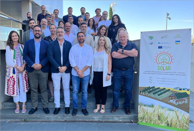 La aplicación de las energías renovables en el sector agroganadero, como la agrovoltaica, clave del Proyecto Europeo Solar que promueve la Diputación de Granada. 