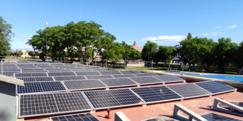 Nueva subvención del Ivace para las instalaciones fotovoltaicas del polideportivo de Foios en Valencia