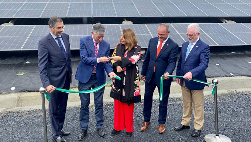 La nueva planta solar fotovoltaica de los regantes de Palos de la Frontera ahorrará un 60% en la factura.