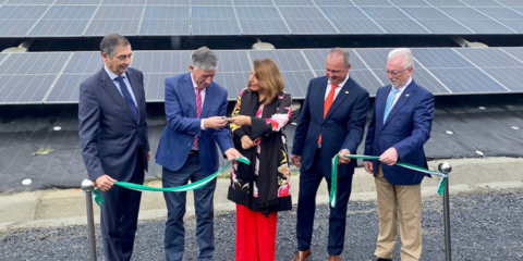 La comunidad de regantes de Palos de la Frontera inaugura una planta solar fotovoltaica