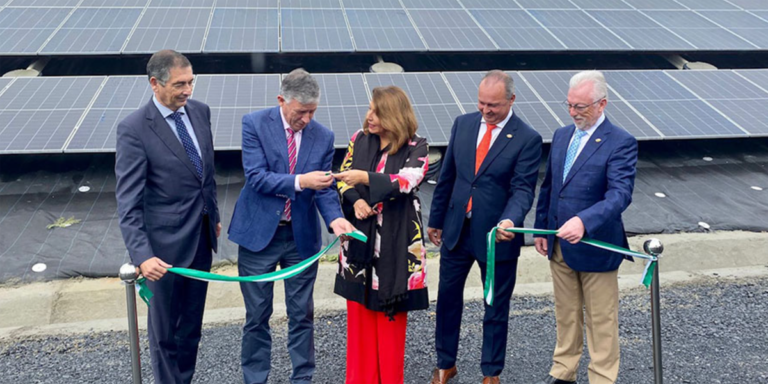 La nueva planta solar fotovoltaica de los regantes de Palos de la Frontera ahorrará un 60% en la factura