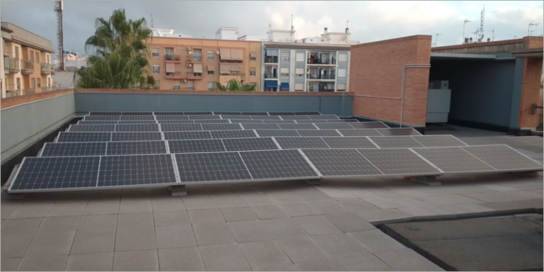 Placas solares.