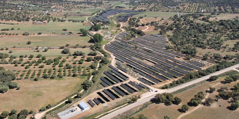 Parque solar de Barcarrota (Extremadura).