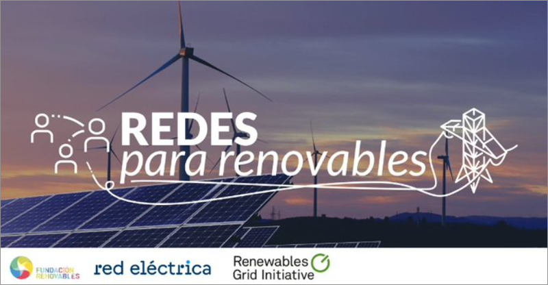 Red Eléctrica, Fundacion Renovables y RGI colaboran para seguir impulsando el desarrollo de la red eléctrica en España con el proyecto 'Redes para renovables'.