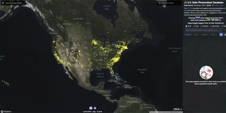 mapa solar