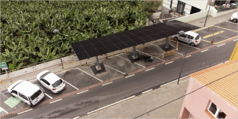 Avanza la instalación de puntos de recarga autosuficientes para VE con energía solar en La Gomera