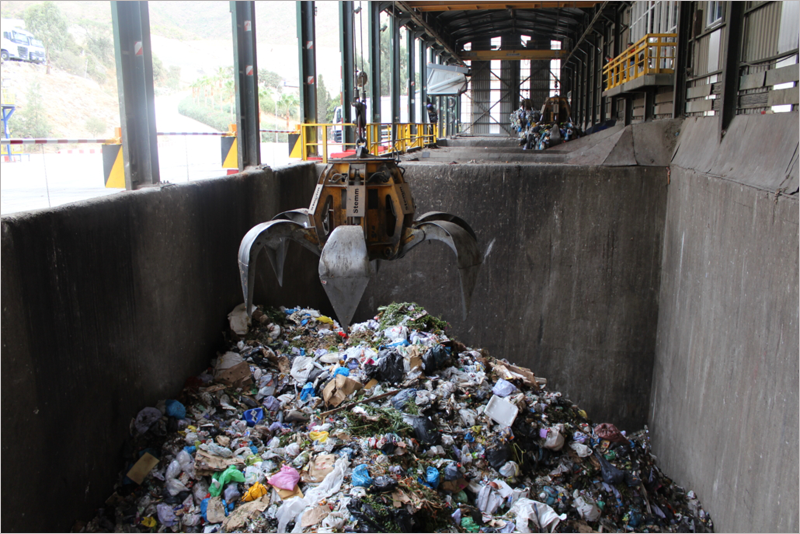 Foto de la planta de tratamiento de residuos del complejo ambiental Costa del Sol.