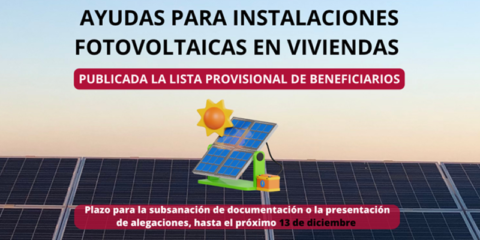 Publicada la lista provisional de las ayudas para proyectos fotovoltaicos en viviendas de Puerto del Rosario