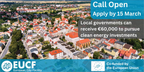 Nueva convocatoria de EUCF para proyectos de energía limpia y eficiencia energética