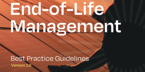 Directrices de SolarPower Europe para el manejo de paneles solares al final de su vida útil