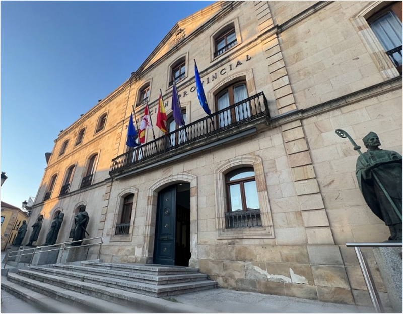 Edificio de la Diputación provincial de Soria. 