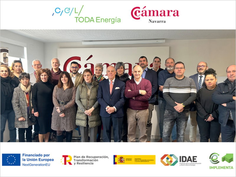 La comunidad energética Toda Energía II de Navarra.