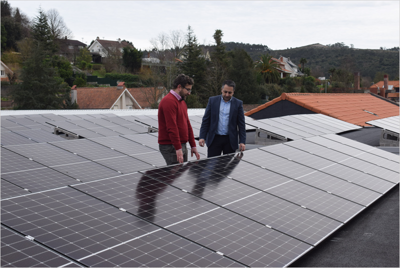 Cubierta fotovoltaica en Piélagos (Cantabria).