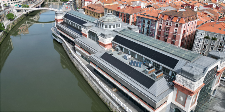 Mercado de la Ribera en Bilbao.