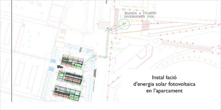 Actuación fotovoltaica en Alcoy, Alicante.