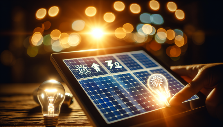 Fondo abstracto que fusiona el concepto de Ahorro Energético con la Energía Solar, acompañado de un esquema simbólico representando la eficiencia energética. Destaca la importancia de la sostenibilidad y el uso consciente de los recursos. Fondo abstracto fusionando Ahorro Energético y Energía Solar con un esquema que simboliza eficiencia energética. Sostenibilidad y uso consciente del recurso en un mismo diseño.