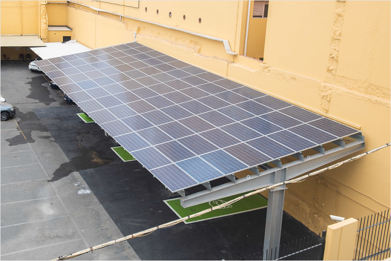 Instalación de autoconsumo fotovoltaico en Gran Canaria.
