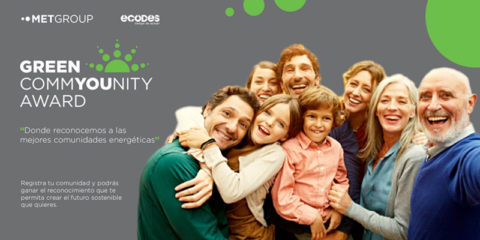 Los premios Green CommYOUnity reconocerán las mejores comunidades energéticas de España