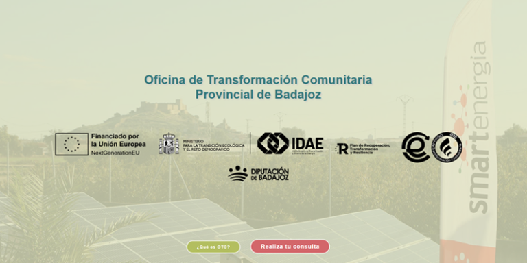 Portal web de la OTC de Badajoz.