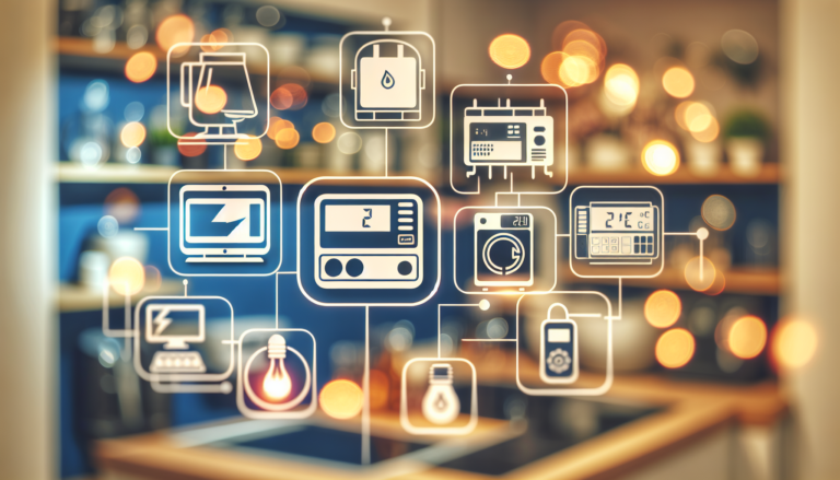 Esquema de consumo eléctrico en el contexto de la energía solar, mostrando la conexión entre ambas fuentes energéticas.