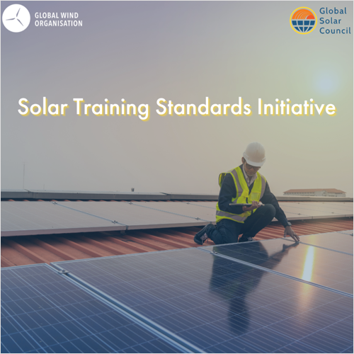 Iniciativa de estándares de capacitación solar de GSC y GWO.