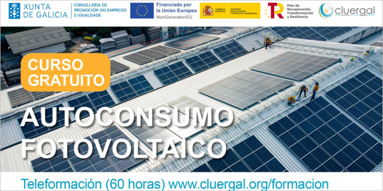 Curso de autoconsumo fotovoltaico en Galicia.