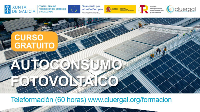 Curso de autoconsumo fotovoltaico en Galicia.