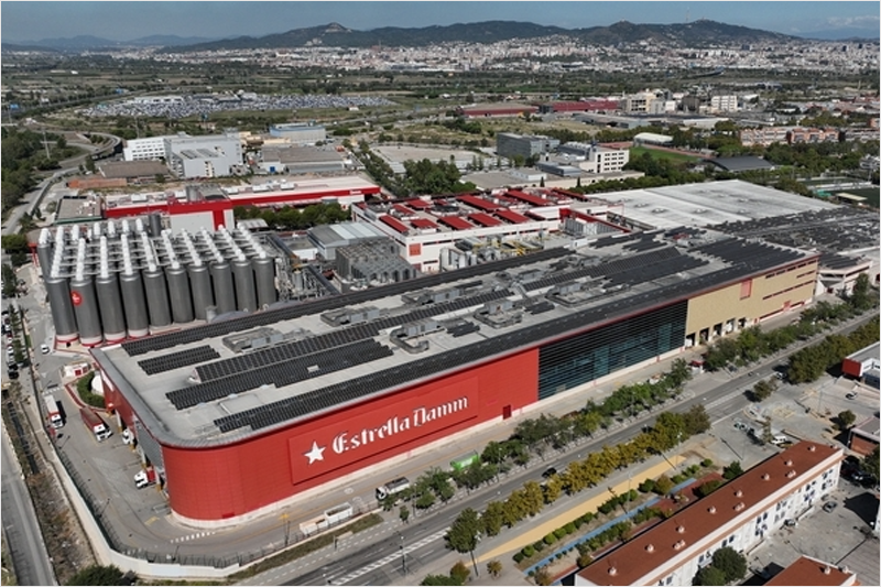 Planta fotovoltaica de Estrella Damm.