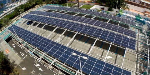 Las plantas fotovoltaicas de los aparcamientos de El Rincón y Metropol en Las Palmas se amplían