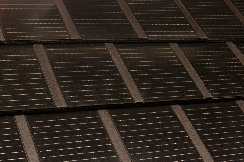 Tejas solares del proyecto Tile Plus.