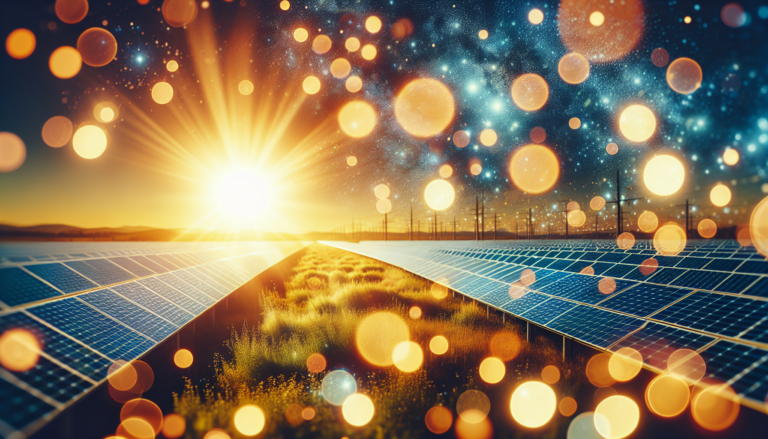 Imagen que combina elementos de 'Gestión Energética' y Energía Solar. Incluye fondo representativo y esquema simbolizando la gestión de energía. Destaca visualmente la importante relación entre ambas temáticas. Fondo e esquema que simboliza 'Gestión Energética' y su relación con la Energía Solar. Representación visual de la interconexión entre estos dos conceptos clave en la gestión de energía sostenible.