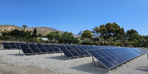 La comunidad de regantes de Villajoyosa incorpora una instalación fotovoltaica a su planta de bombeo