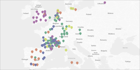Un nuevo mapa online muestra más de 200 proyectos de energía agrovoltaica en Europa