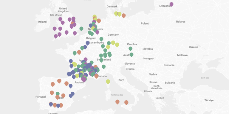 Mapa de SolarPower Europe.