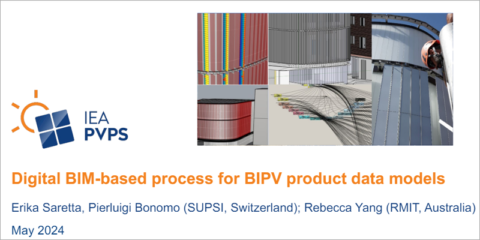IEA PVPS publica un informe sobre la digitalización basada en BIM de la fotovoltaica integrada en edificios