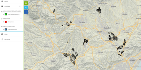 El mapa Vallès Solar muestra el potencial fotovoltaico de los polígonos de siete municipios