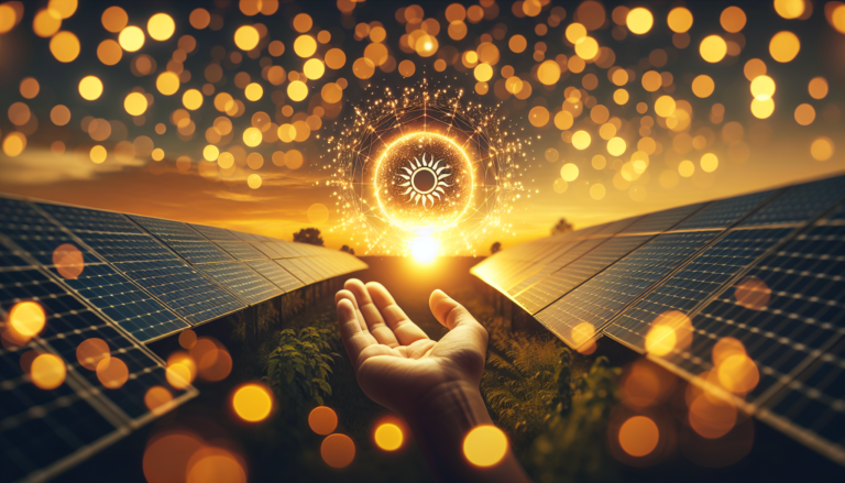 Imagen que integra el concepto Objetivo 55 (Fit For 55) con Energía Solar, mostrando un esquema que simboliza la transición hacia energías renovables con metas claras y sostenibles. Combinación de Objetivo 55 (Fit For 55) y Energía Solar con un esquema representativo de la temática medioambiental y sostenible.