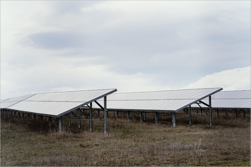 Planta fotovoltaica.